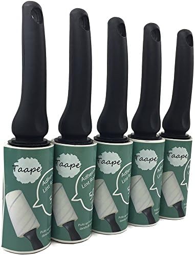 TAAPE NEW SimpleLife Lint Roller for Pet Hair, Fur, Dander, Dust, Clothes 50 Sheets/Roll, 250 Sheets Total