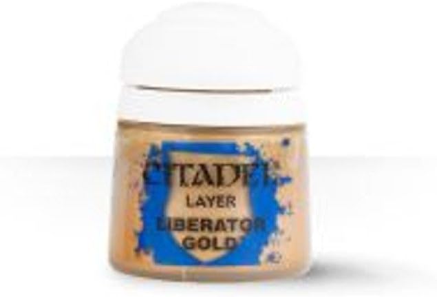 Citadel Games Workshop Layer Paint: Liberator Gold 12ml Warhammer 22-71, 12 ml (Pack of 1)
