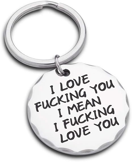 funny keyrings for him