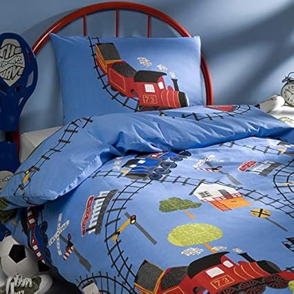 children's train bedding sets
