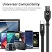 XGUO USB C Cable, Type-C to USB (0.75ft/23cm) Sync Charge Cable
