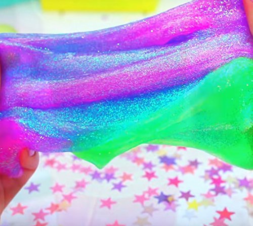 Wewin 12pcs Slime Supplies Glitter Powder Sequins ,Assorted Colors