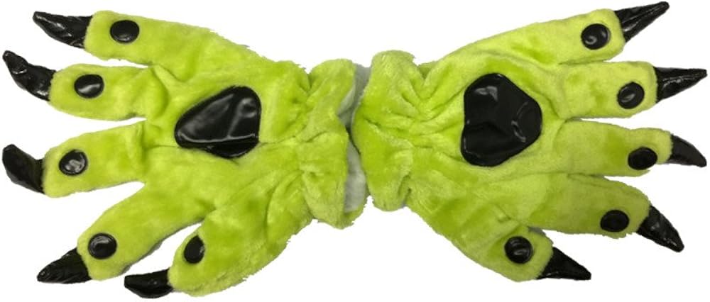 Unisex Paw Claw Winter Finger Gloves for Halloween Costume: Clothing