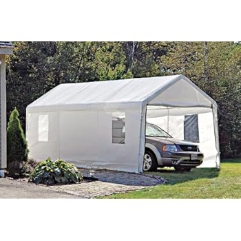 amazon.com : shelterlogic portable garage canopy carport