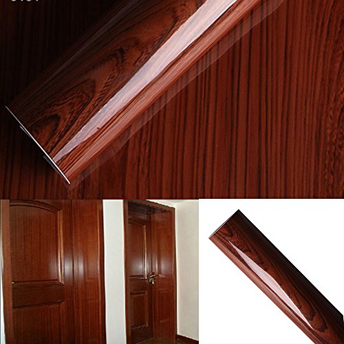 HOHO] Wood Grain Car Vinyl Interior Decal Sticker Car Wrap Film Home Decoration Sticker (124cm50cm) - Thumbnail 4