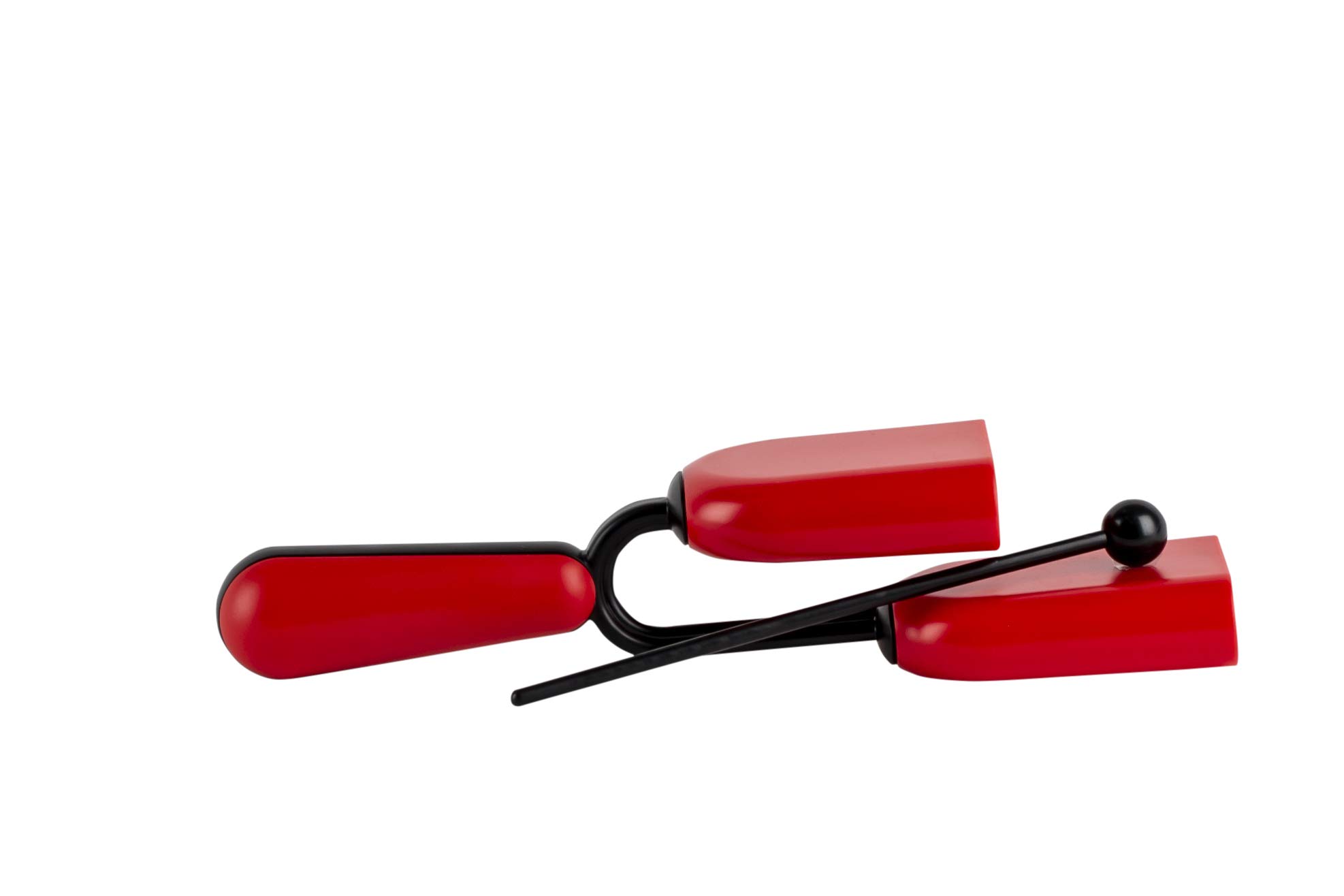 Halilit Hi-Lo Agogo Bell. High-end Hand Percussion Musical Instrument. Percussionists of All Levels. Teens & Adults. Sturdy & Built to Last (Red)