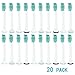 IMISI Philips Sonicare Replacement Heads for Soniccare HX6014 HX6013 HX6062 DiamondClean,ProResults, HealthyWhite, EasyClean, FlexCare, Platinum, HydroClean,Gum Health 20 Pack