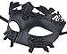 Mens Masquerade Mask Greek Roman Party Mask Mardi Gras Halloween Mask Black
