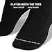 DAVID ARCHY Men's Pure Cotton Ultra Soft Knit Trouser Crew Dress Socks 6 Pack (10-13, Black)