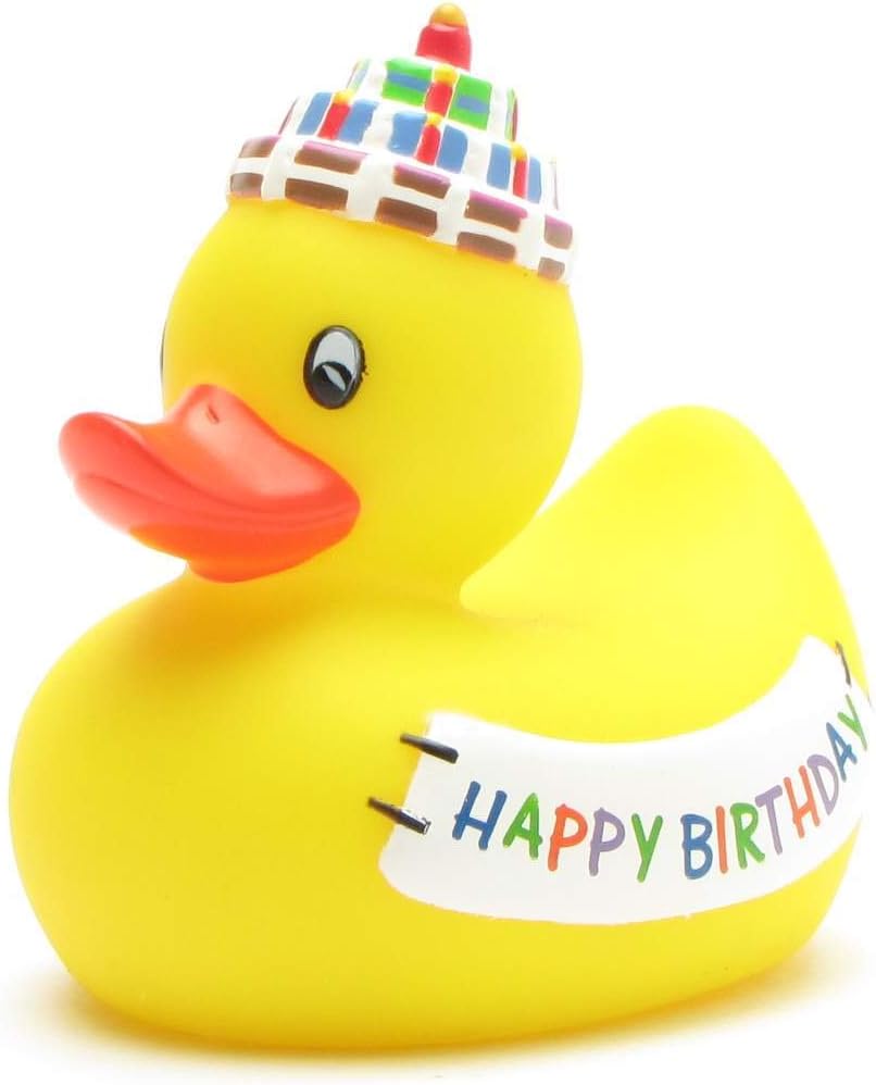 Canard De Bain Happy Birthday 8 Cm Amazon Fr Informatique