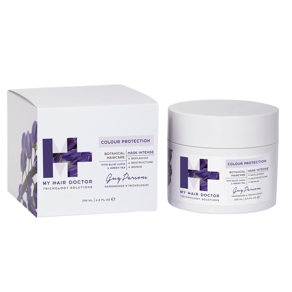 MHD Keratin Repair Deep Conditioning Colour Protection Hair Mask Intense for Dry, Colour Treated Hair, Sulphate Free, Vegan Haircare 200ml