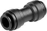 John Guest Metric Speedfit Equal Straight Connector 12mm Gray Acetal view 2