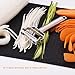 Homasy Stainless Steel Vegetable Peeler Premium Ultra Sharp Julienne Peeler with Cleaning Brush and Blade Guard