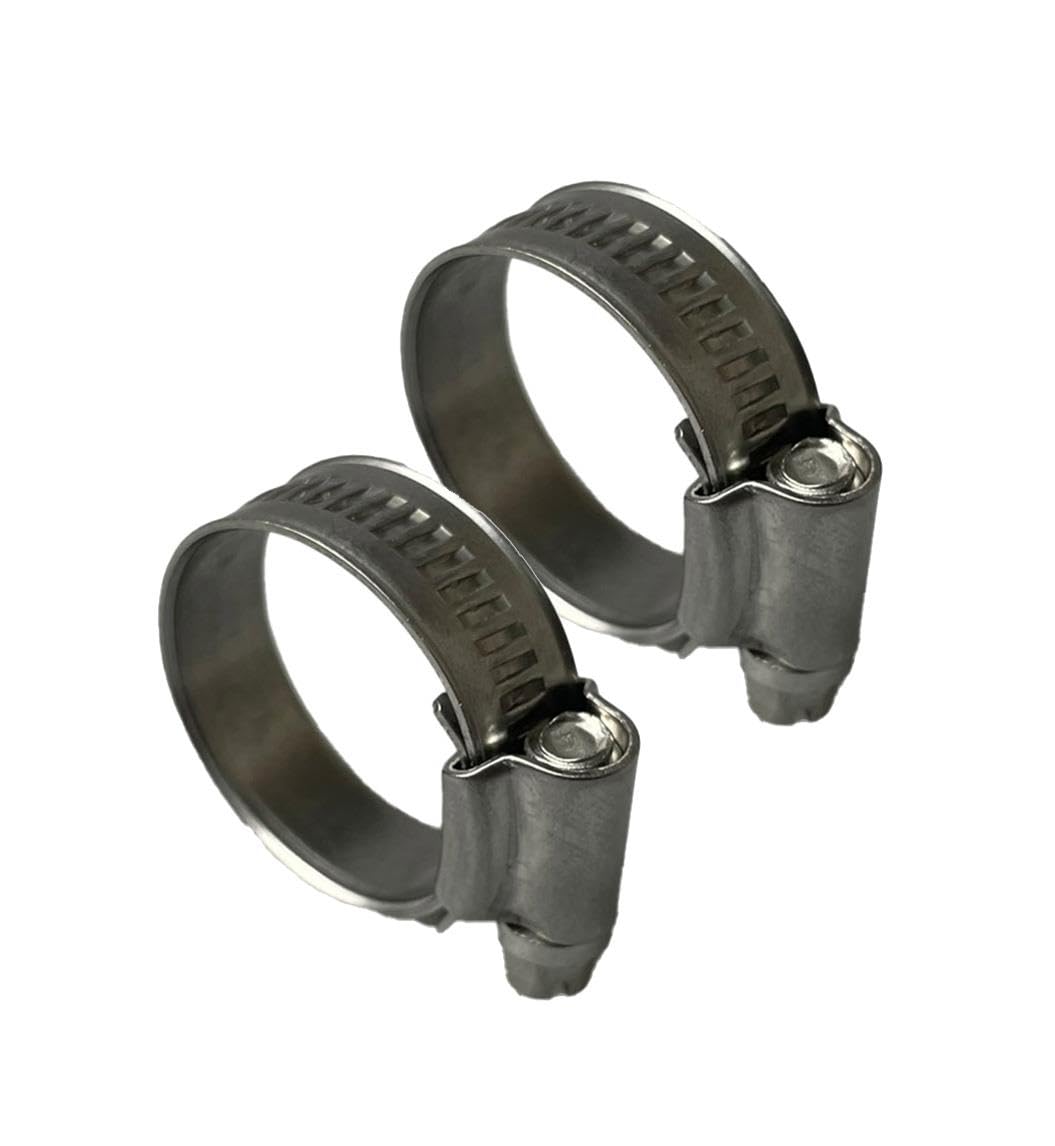 Stainless Steel British Type Hose Clamp 60-80mm x2