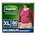 Depend Fit-Flex Extra Large Maximum Absorbency Underwear for Women, 80 ct.