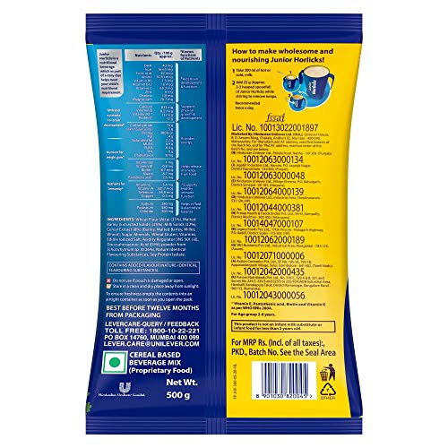 Junior Horlicks, Health & Nutrition Drink for Toddlers & Young Kids
