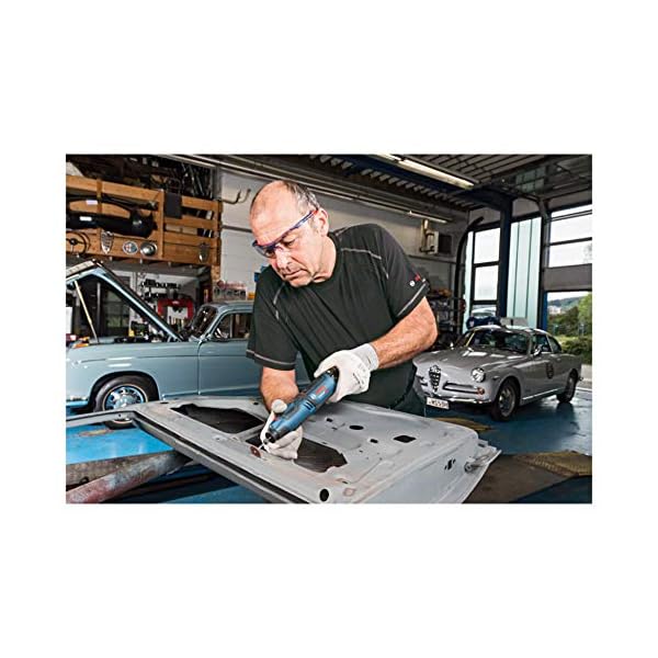 Bosch Professional 12V System Akku Rotationswerkzeug GRO 12V-35 (inkl. 5x Trennscheibe, ZubehÃ¶r Box, GehÃ¤useaufsatz, SchlÃ¼ssel, Spannzange, 2x Einlage, L-BOXX, ohne Akku/ LadegerÃ¤t) – Bild 6