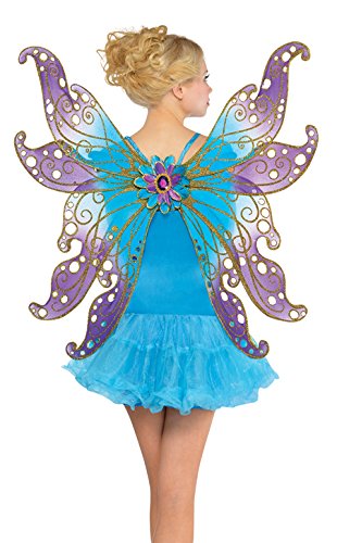 CostumesUSA Alluring Butterfly Wings - Purple, Blue, and Gold
