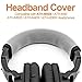 LTYIVABHTTW Replacement Headband Cover Compatible ATH M50X M50 M40X M40 M30X M20X Headphones (Silver)