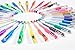 TAMEHOM UYUE-564887654 36 Gel Pens with Comfort Grip and Bonus Sketchbook Thick Paper EBooks Glitter Metallic Neon Pastel Art Set for Adult Coloring Book Sketching Doodling Gift Non-Toxic Acid F, Set of 48 3 Piece