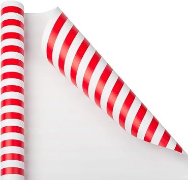 Amazon Com Jam Paper Gift Wrap Striped Wrapping Paper 25 Sq