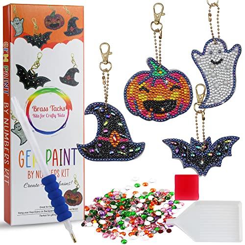 Gem Painting Kit Make Your Own Keychains Diamond Art Painting by