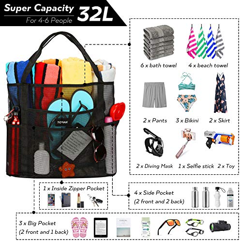 4 Grocery+Storage+Oversized+Foldable+Lightweight