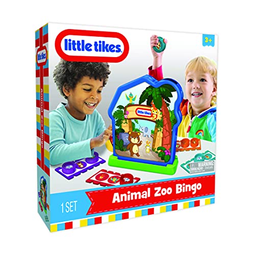 Little Tikes Animal Zoo Bingo MultiPlayer Kids Game, Multicolor