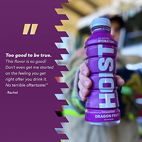 Hoist Premium Hydration Dragon Fruit Isotonic Electrolyte Drink, Powerful IVLevel Hydration