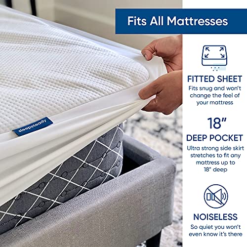 Sleepsteady 100 Waterproof Mattress Protector Luxury Tencel Top