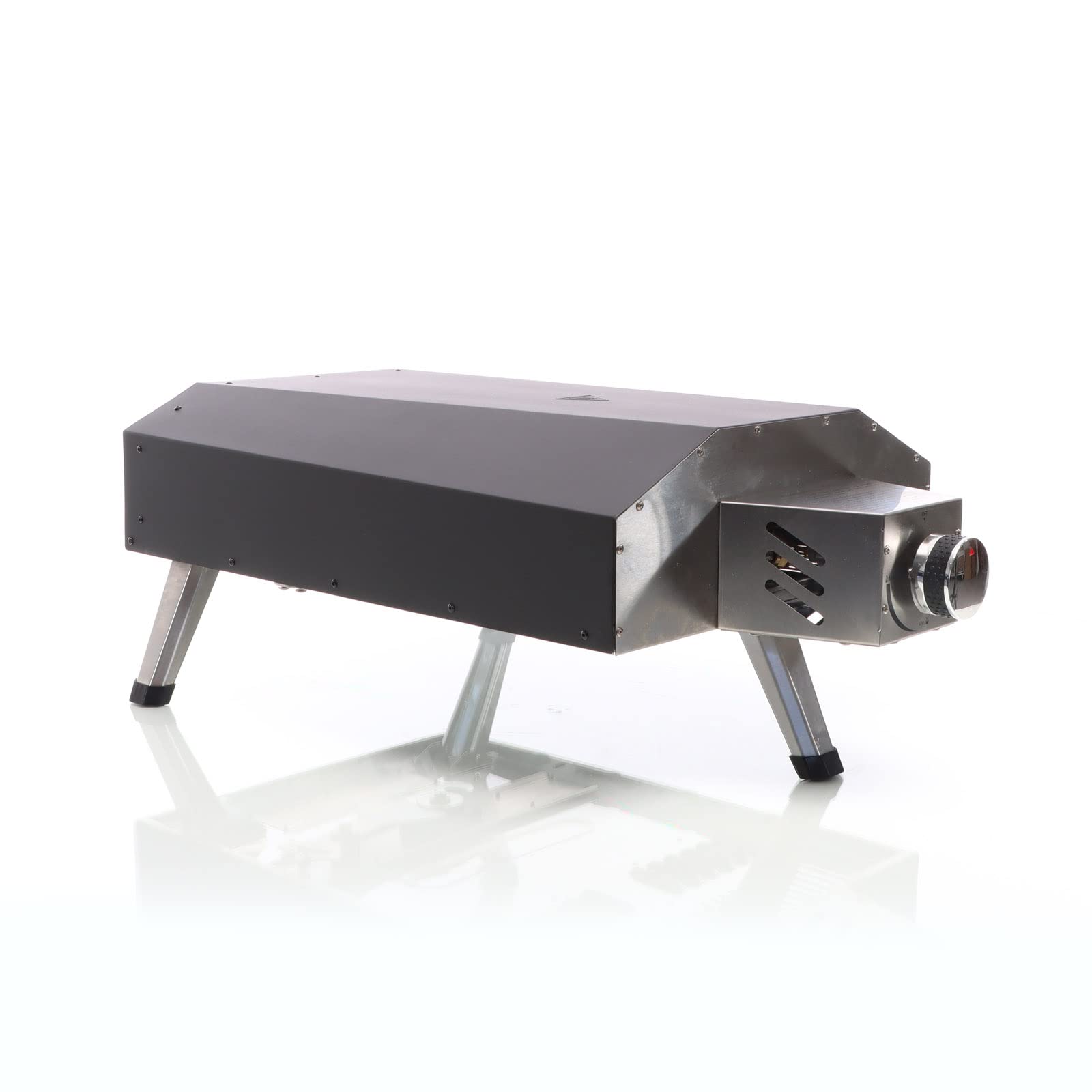 Toboli Gas Pizzaofen mit Pizzastein Ø330mm mit Drehfunktion tragbar für Garten und Outdoor geeignet 4