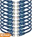 iMBAPrice 7' Cat5e Network Ethernet Patch Cable, 10 Pack, Blue (IMBA-CAT5-07BL-10PK) primary