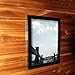 Adeco Decorative Black Wood 1 Inch Wide Margin Wall Hanging Poster Picture Photo Frame, 15x21
