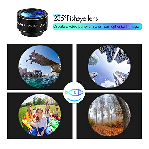 image for 10 in 1 Phone Lens Kit, RAGU 12X Zoom Telephoto Lens, 25X Macro Lens, 