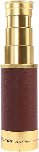 Download JESSIEKERVIN YY3 Télescope Antique de Pirate de Cylindre Simple 20 Agrandissement Télescope télescopique de Navigation d'agrandissement de Conception d'alpinisme (Color : Brown) PDF