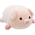 Fortuning's JDS Plush Toy 15.7'' Kawaii Pig, Soft Stuffed Animal Plush Pillow for Kids Girls Boys Birthday, Cute Decorative Pillow, Fat Plushies, Cartoon Playmate