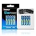 Rechargeable AAA Batteries USB Lithium Ion AAA Batteries in Constant Output 1.5V 1000mWh in Generation 3 (4 Pack)