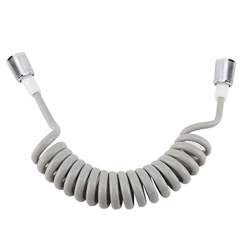 Manguera de ducha flexible de resorte ABS para fontanería de agua