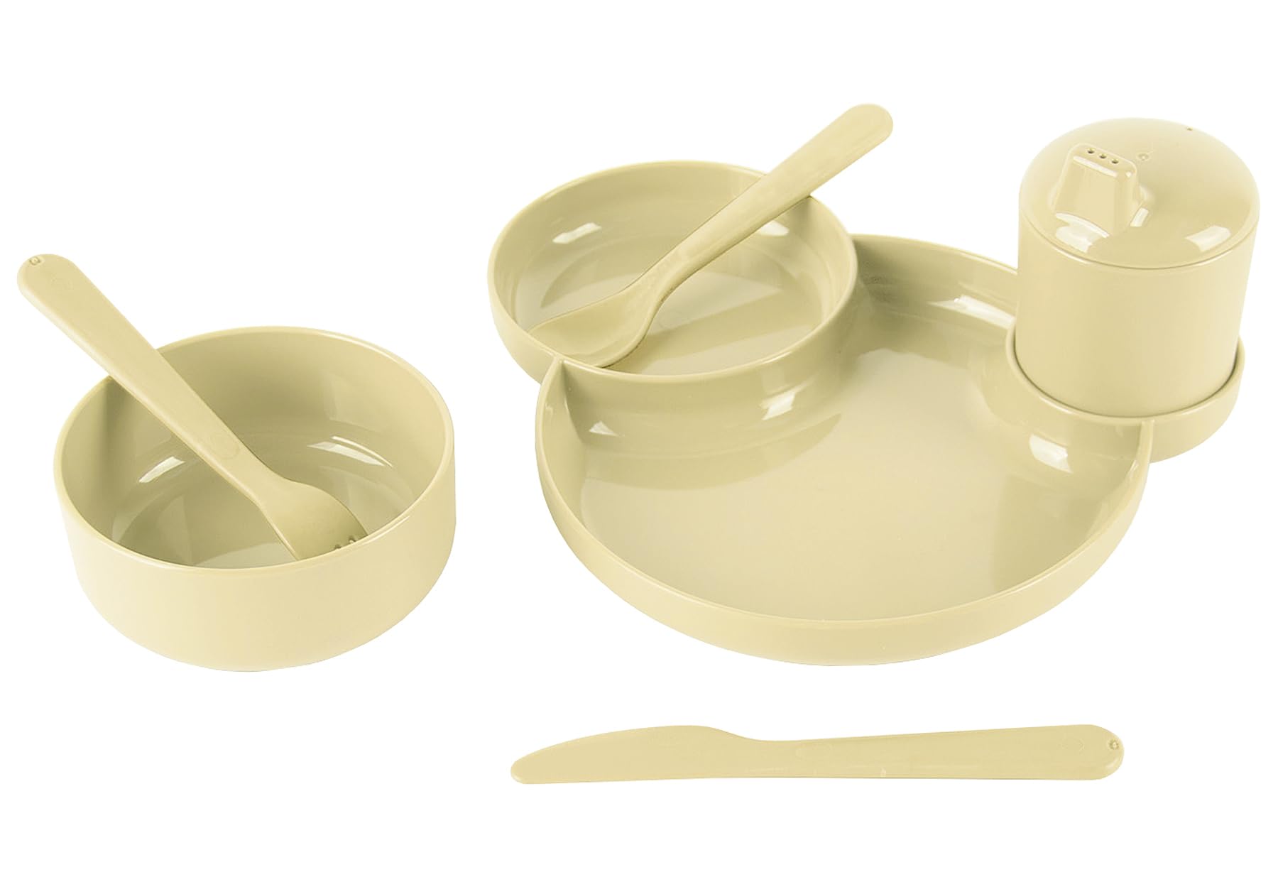 Dantoy Tiny Bio Dinner Gift Set, Cream