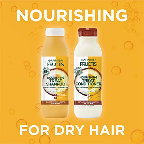 Garnier Haircare Fructis Nourishing Treat Shampoo and Conditioner 98 Percent Naturally Derived Ingredients Nourish Dry… - Image 4
