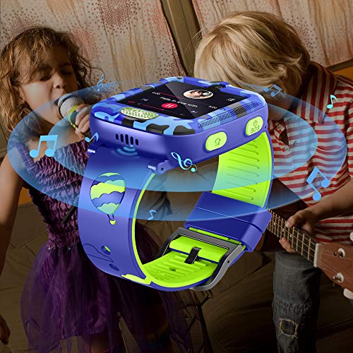 Fitonme Kinderen Smartwatch Telefoon, Kinderen Horloge Telefoon met SOS Muziekspel Videogesprek 2camera 6spel slim… - Afbeelding 6