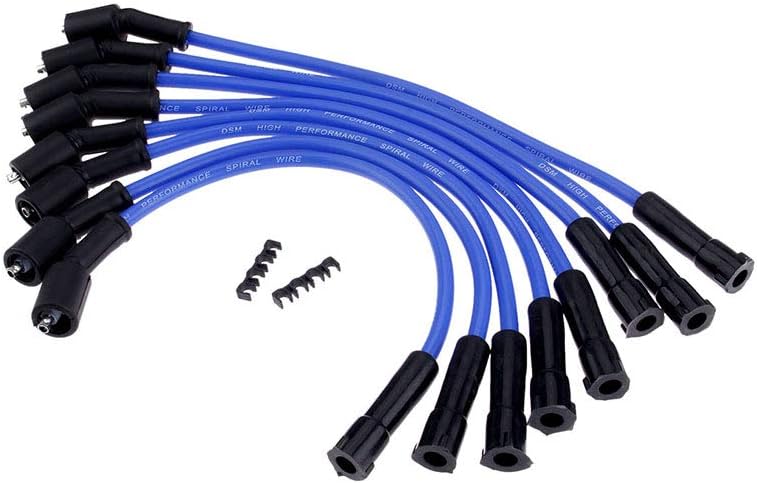 8Pcs 8.5mm Spark Plug Wires Ignition Cable Set 532B Compatible With Truck Express 1500-2500 Gen III LS1 SSR 5.3L