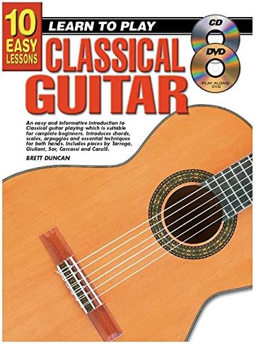 10 Easy Lessons Class Gtr Bk/Cd/Dvd