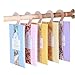 Ksmxos Pack of 5 Protable Scented Sachets with Hanger suitable for Room, Wardrobe, Bathrooms, Cars, Laundry Baskets,etc