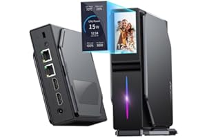 ACEMAGIC S1 Mini PC Win 11 Pro, 12th Gen Alder Lake-N95 (up to 3.40GHz, 15W TDP) Mini Computers, 16GB DDR4 512G PCIe SSD Mini PC, Mini Desktop Computer Support 4K/WiFi/BT for Business Home Office