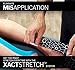 THERABAND Kinesiology Tape, Black/White, 1 Roll, with XactStretch Indicators, Long-Lasting Athletic Tape for Shoulder, Back & Knee, Latex-Free & Water Resistant for Men and Women, Pre-Cut