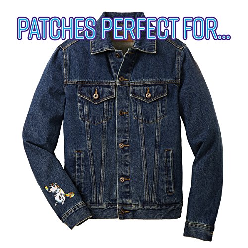 Pot Smoking Pals Mystical High Unicorn - Iron on Embroidered Patch Applique