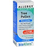 Bio-Allers Tree Pollen Allergy Relief - Homeopathic - Sinus Pressure - Sneezing and Runny Nose - Watery Eyes - 1 oz (Pack of 2)