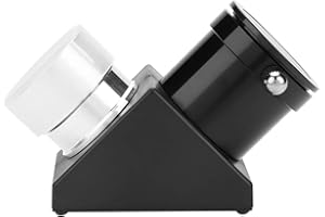 Yechiry 90 Degree Diagonal Telescope Adapter, 1.25in Prism Mirror, Inverted Image Adapter for Refractor & Catadioptric Telesc