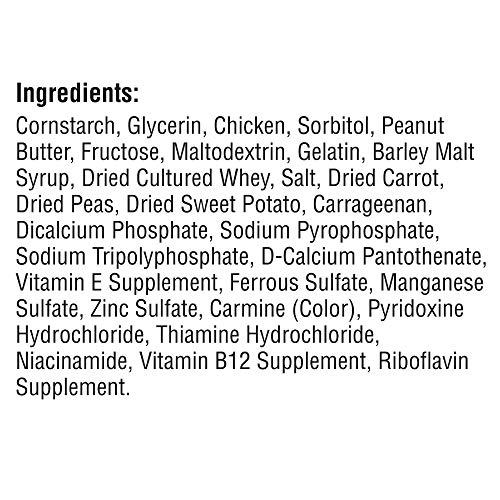 SmartBones with Peanut Butter Large Chews 3 Count, RawhideFree Chews